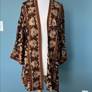 Elegant Floral Kimono Jacket